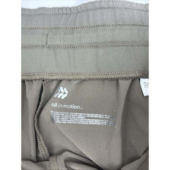 All In Motion Womens XL Gray Woven Athletic Shorts Elastic Waist Activewear - Picture 1 of 1